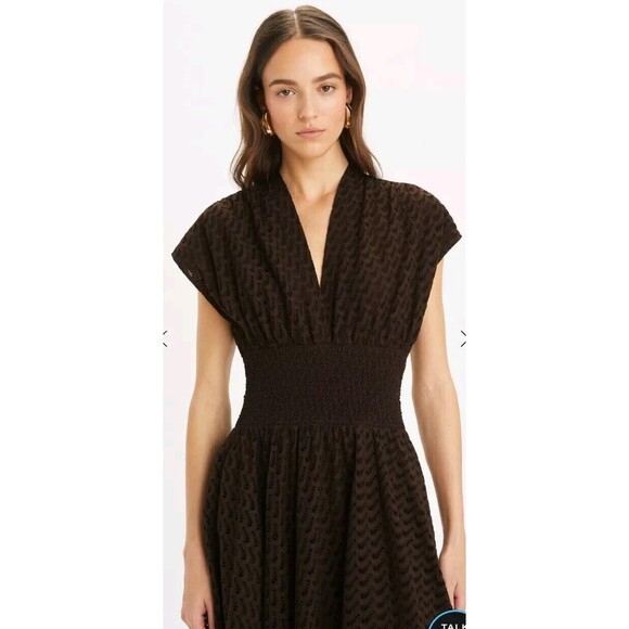 Tory Burch Embroidered Cotton Dress Sz 4 - NWT MSRP$798 - Picture 3 of 4